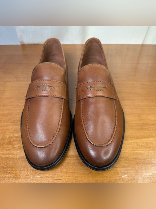ALDO New Journey Penny Leather Loafers Congac/Brown Men’s 7 Unisex W-9 main image 12